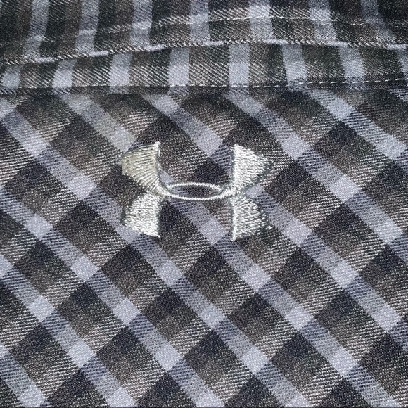 Men’s Small (S) UNDER ARMOUR ColdGear THREADBORNE Black Gray Insulated Shirt NEW - Picture 11 of 15